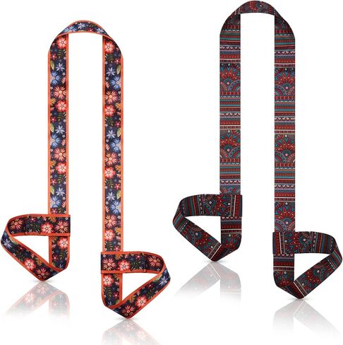 2 Pieces Rainbow Skate Leash Adjustable Skate Boot Carrier Strap Skate Shoulder Sling Leash Roller Skate Shoulder Strap for Child Skates in Saudi Arabia
