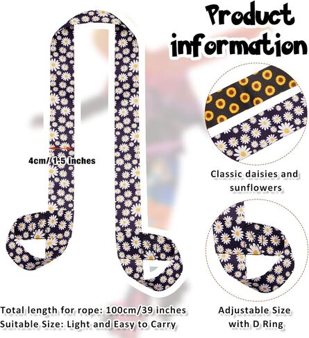 2 Pieces Rainbow Skate Leash Adjustable Skate Boot Carrier Strap Skate Shoulder Sling Leash Roller Skate Shoulder Strap for Child Skates in Saudi Arabia