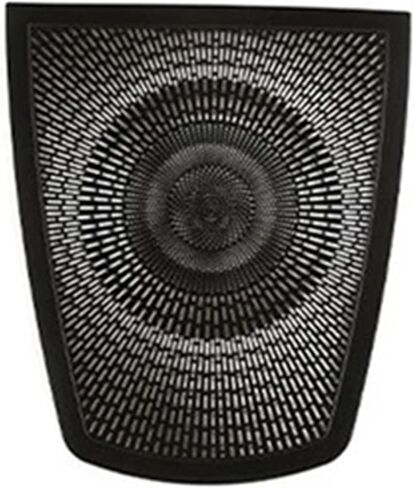 Fit for BMW 5 Series F10 11-16 Steel Speaker Trim Cover Car Inner Front Rear Door Audio Speakers Stereo Panel Decorate Cover Door Audio Speaker Cover(Rear Door Silvery) in Kuwait