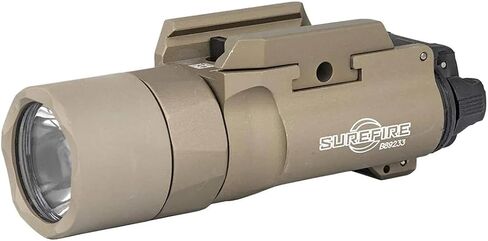 SureFire X300T-A Turbo Handgun Armlight يناسب قضبان Picatinny، 650 لومن LED، أسمر ضارب للصفرة، X300T-A-TN in Kuwait
