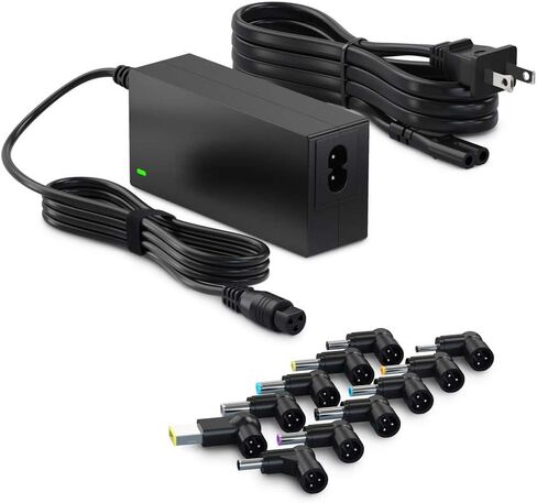 Belker 65w 45w Universal Laptop Charger AC Adapter Power Supply Cord Compatible with Dell Hp Asus Lenovo IBM Acer Toshiba Samsung Sony Compaq Fujitsu LG JBL Notebook Chromebook Ultrabook in Kuwait