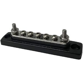 Sherco-Auto Blue Sea 2304 Marine Mini Common Bus Bar 5 X #8-32 Screw 5 Gang 100 Amp - Made in USA