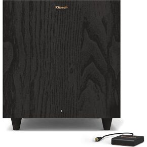 Klipsch R-80SWi 8-inch 150W Wireless Subwoofer with High Performance Driver for Deep Bass Black (Renewed)