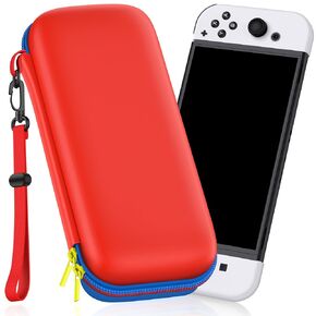 Spican Switch 2 Accessories 4 in 1 Bundle Kit, Switch Carrying Case Compatible with Nintendo Switch 2 (2025)/Switch/Switch Oled, Split-Clear Protective CoverX1 & Screen ProtectorsX2 & Grip CapsX4 for Switch 2