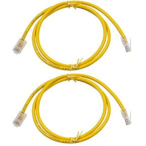 V-Belts, Drive Belts, Accessories & More Replacement for CAT5 CAT5 RJ45 Ethernet LAN Network Patch Cable Yellow - 10 feet-2 Pack - FI/DG-123S-1837