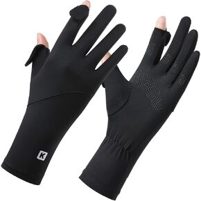 Ultra Thin Full Finger Uv Protection Gloves Women, Breathable Touchscreen Upf Driving Gloves Sun Protection