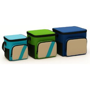 Insulated Cooler Bag, 3 Color Options, Multiple Sizes, Portable Beverage Chiller with Shoulder Strap