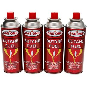 GasOne Butane Fuel Canister (4pack)