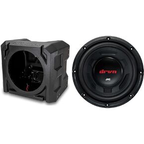 SSV Works US-10U Universal 10" Subwoofer Enclosure with CW-DR104 10" 4-OHM DRVN Series Subwoofer