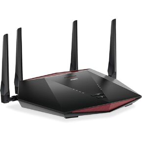 NETGEAR Nighthawk Pro Gaming 6-Stream WiFi 6 Router (XR1000) - Security Features, AX5400 Wireless Speed (up to 5.4Gbps), DumaOS 3.0 Optimizes Lag-free Server Connections, 4 x 1G Ethernet ports