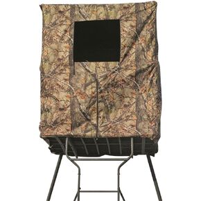 Guide Gear Elevated Deer Hunting Blind, Camo Tent for Tower Stand, 2 Person, Universal