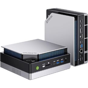GMKtec EVO-X2 AI Mini PC AMD Ryzen Al Max+ 395 (up to 5.1GHz) Mini Gaming Computers, 64GB LPDDR5X 8000MHz (8GB*8) 1TB PCIe 4.0 SSD, Quad Screen 8K Display, WiFi 7 & USB4, SD Card Reader 4.0