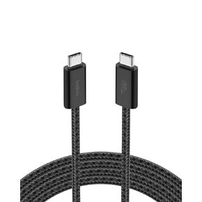 Belkin USB C to USB C Cable 2-Pack, 3.3ft, 60W - Type C Charger, iPhone Charger Cord, Soft, Braided, Flexible for iPhone 16, Galaxy S25, Pixel 9, Airpods, iPad Pro & More, Travel Essentials - Black