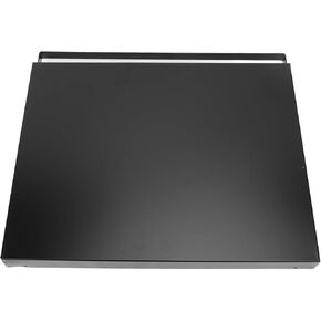 Coffee Machine Tray, Carbon Steel Sliding Tray Mat Countertop Moving Slider Rolling Out Tray Coffee Machine Sliding Shelf for Kitchen Counter (White)