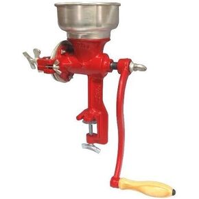 Cast Iron Manual Crank Corn Grain Grinder 14" Tall & 5" Hopper