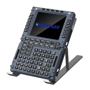 MiYee WINGFLEX Flight Simulator Control Panel A320 MCDU Game Simulator Flight Simulation Panel Route Control Plug-and-Play Features Full-Scale Simulation