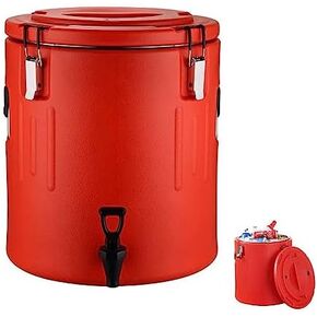 Hot and Cold Dispenser with Faucet, Catering Urn Hot Water Boiler Dispenser, Insulated for 48 Hour, Commercial Coffee Urn Insulated Barrel,20L