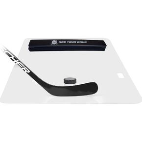 ACE HOCKEY Shooting Pad for Puck Rebounder 30 x 60 - Synthetic Ice Mat with Passer Compatibility Training Aid for Off Ice Shooting, Passing, and Stickhandling Skill Practices