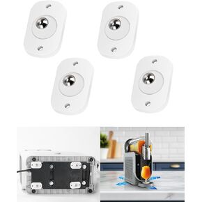 Mini Rollers for Ninja Slushi Machine FS301 & FS300 - Custom-Fit Mobility Solution - 360° Silent Wheels with ABS/Stainless Steel Design - Accessories for Ninja Slushie Machine