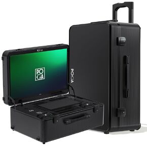 شملت حالة السفر Poga Sly Xbox Series X Premium Portable Console Trolley و 24 '' AOC Gaming Monitor ، Black