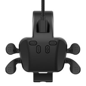 IWGAME Back Paddles with Microphone for PS-5 Controller, Plug and Play with 4 Back Programable Buttons, Support Turbo/Remap/Key Swap Features, Compatible with PS-5 Console