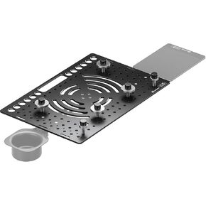 Leofoto Laptop Tray with 3/8" & 1/4" Mounting Holes, Universal Laptop Mount, Arca Standard, Secure Clamps, Tripod Compatible (LCH-3)