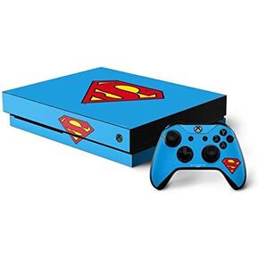Skinit Skinit Gaming Gaming Continciped مع Xbox One X Bundle - Superman 2025 Superman & Krypto شاهد تصميم الأرض