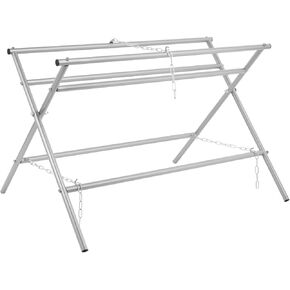Deer Skinning Rack - Adjustable Skinning Station Equipment - 500 Lb Capacity, Heavy Duty Processing Station for Animal Skinning, Dressing and Butchering