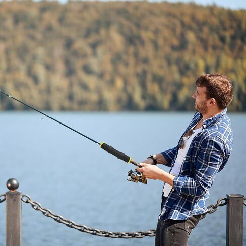 Tioncy 6 Pack Fishing Erure يغطي قفازات طعم 9 بوصة إغراء درع الغلاف المرفق الصيد بسهولة رؤية واقي تخزين الطعم للحفاظ على آمنة الصيادين للضباب in Kuwait