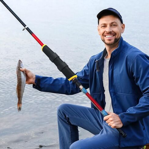 Tioncy 6 Pack Fishing Erure يغطي قفازات طعم 9 بوصة إغراء درع الغلاف المرفق الصيد بسهولة رؤية واقي تخزين الطعم للحفاظ على آمنة الصيادين للضباب in Kuwait