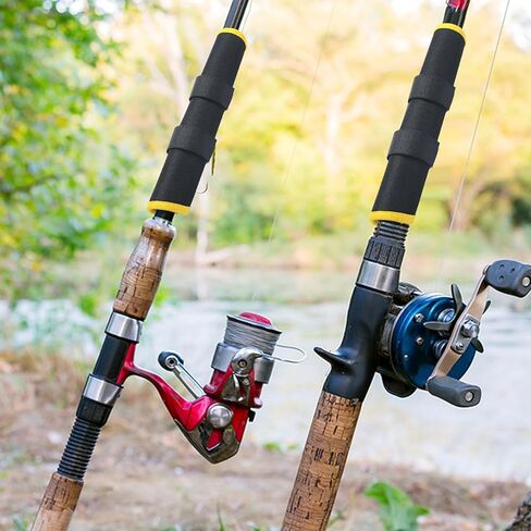 Tioncy 6 Pack Fishing Erure يغطي قفازات طعم 9 بوصة إغراء درع الغلاف المرفق الصيد بسهولة رؤية واقي تخزين الطعم للحفاظ على آمنة الصيادين للضباب in Kuwait