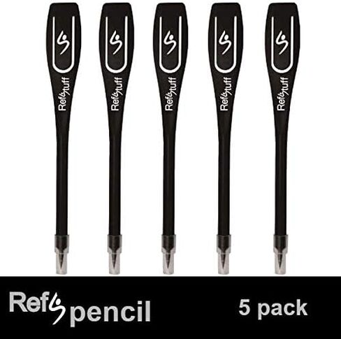 RefStuff RefSpencil 10 Pack Clip On Referee Pencil RefCil PegCil for Football Soccer Referee Coach Umpire for Scorebook Wallet (Pack of 10) in Saudi Arabia
