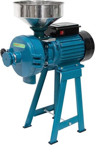 Grain Mills, Upgraded 3000W Wet Dry Cereals Grinder Electric Grain Grinder Corn Mill Heavy Duty 110V Commercial Grain Grinders Machine Rice Corn Grain Coffee Wheat Feed Mills with Funnel in Kuwait