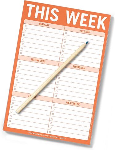 Knock Knock This Week Note Pad 6 x 9-inches in Saudi Arabia