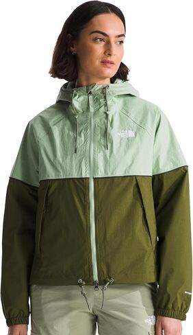 THE NORTH FACE Women's Novelty Antora Rain Hoodie, Indigo Stone/Steel Blue, Medium in Saudi Arabia