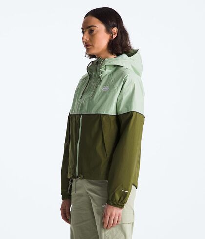 THE NORTH FACE Women's Novelty Antora Rain Hoodie, Indigo Stone/Steel Blue, Medium in Saudi Arabia