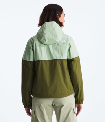 THE NORTH FACE Women's Novelty Antora Rain Hoodie, Indigo Stone/Steel Blue, Medium in Saudi Arabia