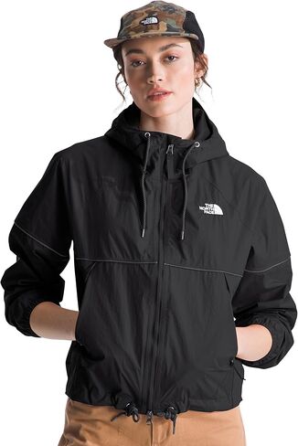 THE NORTH FACE Women's Novelty Antora Rain Hoodie, Indigo Stone/Steel Blue, Medium in Saudi Arabia