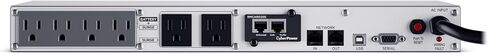 CyberPower OR500LCDRM1U Smart App LCD UPS Battery Backup and Surge Protector, 500VA/300W, 6 Outlets, AVR, 1U Rackmount, UL Certified in Saudi Arabia