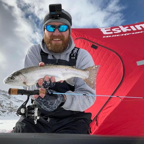 Winterhawk – 28" Medium Action Ice Fishing Rod with Japanese Toray Carbon Fiber | Wasatch Tenkara Rods in Saudi Arabia