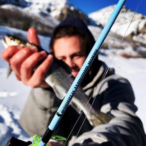 Winterhawk – 28" Medium Action Ice Fishing Rod with Japanese Toray Carbon Fiber | Wasatch Tenkara Rods in Saudi Arabia