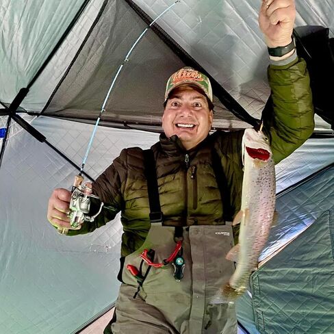 Winterhawk – 28" Medium Action Ice Fishing Rod with Japanese Toray Carbon Fiber | Wasatch Tenkara Rods in Saudi Arabia