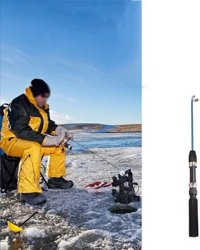 Ice Winter Fishing Rod Outdoor Sport Fish Rod Fishing Accessories Portable Lightweight Fish Pole Fish in Saudi Arabia