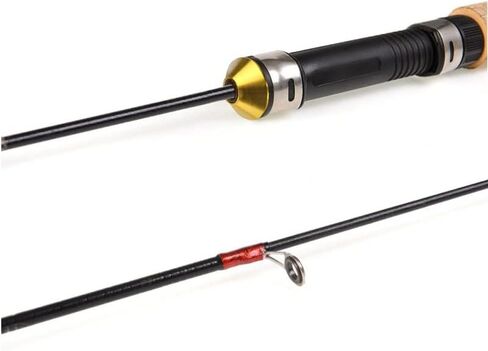 Winter Ice Fishing Rod Pole Portable Winter Fishing Rods Spinning Casting 3 Sections Fish Pole 60cm in Kuwait