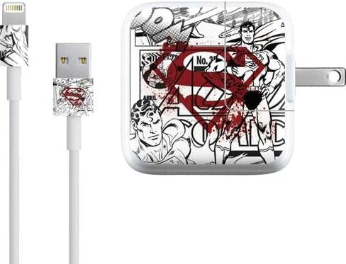 Skinit Decal Other Skin Compatible with iPad Charger (10W USB) - Officially Licensed Superman 2025 Superman & Krypto Watch The Earth Design in Saudi Arabia