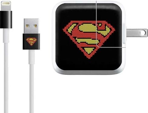 Skinit Decal Other Skin Compatible with iPad Charger (10W USB) - Officially Licensed Superman 2025 Superman & Krypto Watch The Earth Design in Saudi Arabia