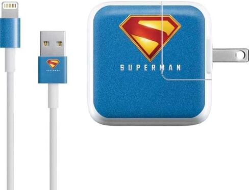 Skinit Decal Other Skin Compatible with iPad Charger (10W USB) - Officially Licensed Superman 2025 Superman & Krypto Watch The Earth Design in Saudi Arabia