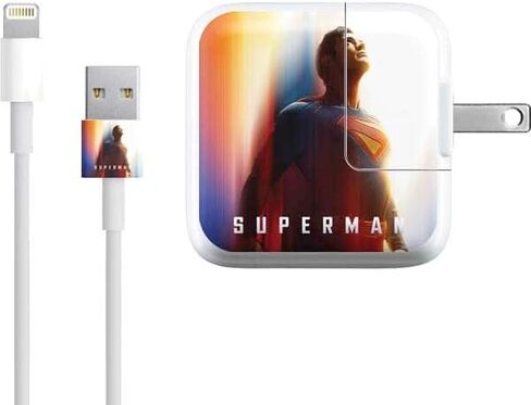 Skinit Decal Other Skin Compatible with iPad Charger (10W USB) - Officially Licensed Superman 2025 Superman & Krypto Watch The Earth Design in Saudi Arabia