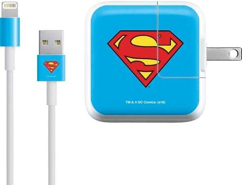 Skinit Decal Other Skin Compatible with iPad Charger (10W USB) - Officially Licensed Superman 2025 Superman & Krypto Watch The Earth Design in Saudi Arabia