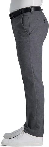 Kenneth Cole Men's Slim Fit Solid Performance Dress Pant, Oatmeal, 32W x 30L in Saudi Arabia